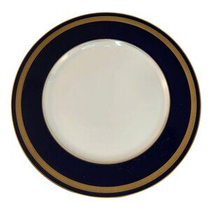 Rosenthal Classic Blue & Gold Porcelain Dinner Plate 11" Germany Elegant Gilded